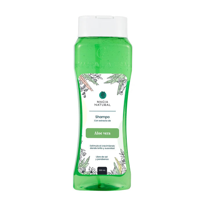 Shampoo con extracto de aloe vera Magia Natural