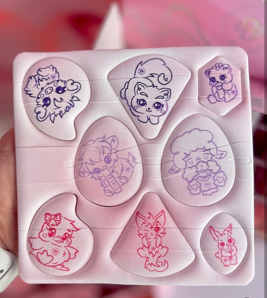 Borlas por 8 unidades de animalitos