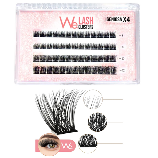 Pestañas ingeniosa ×4  we cosmétics