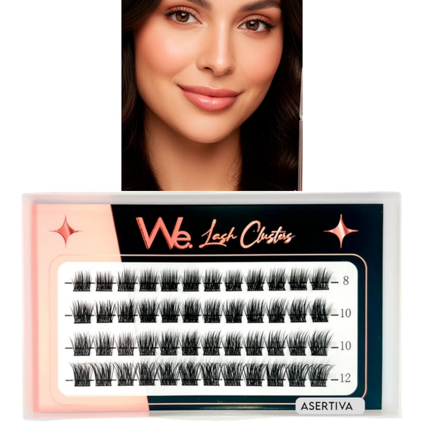 Pestañas ingeniosa ×4  we cosmétics