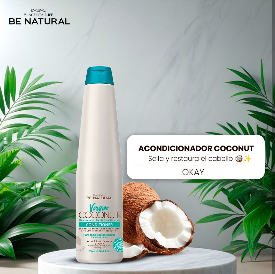 Acondicionador virgin coconut Be Natural