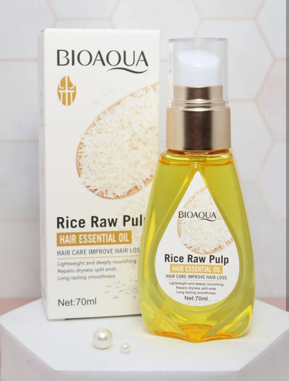 Aceite Capilar de arroz  Bioaqua