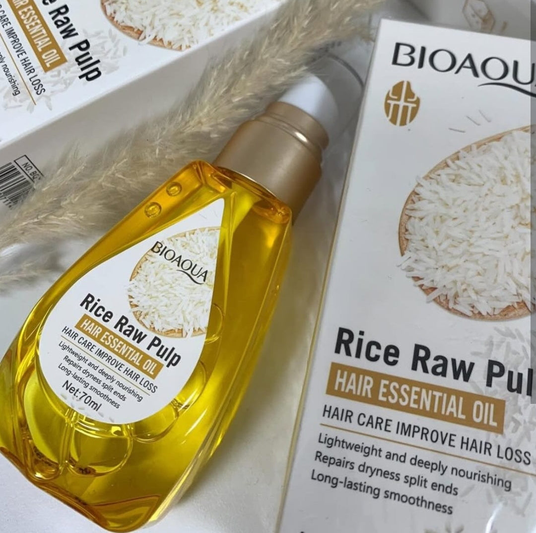 Aceite Capilar de arroz  Bioaqua