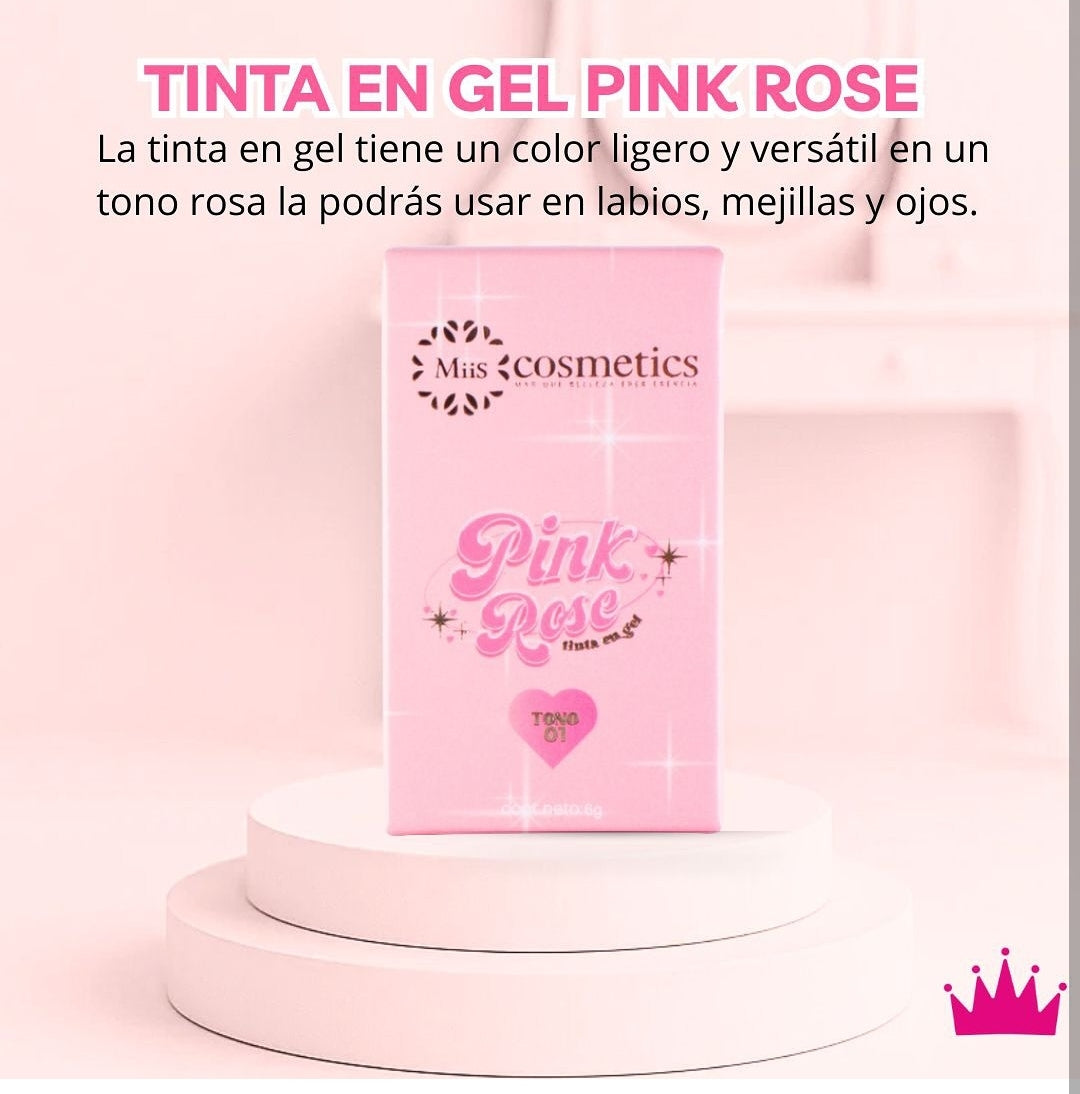 Tinta pink rose Miss cosmétics