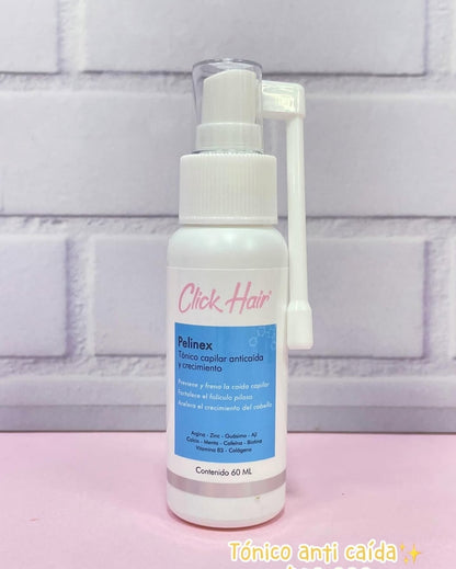 Pelinex Tónico capilar Anticaida y Crecimiento Click Hair 60ml