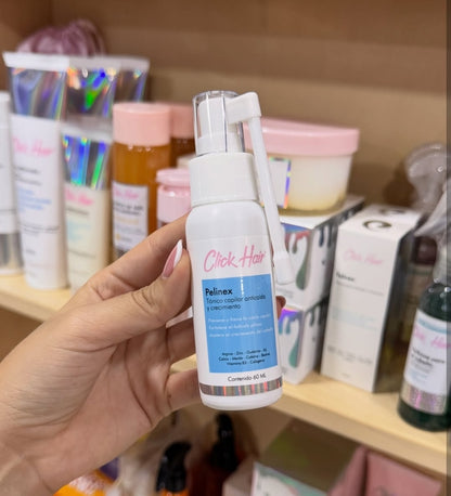 Pelinex Tónico capilar Anticaida y Crecimiento Click Hair 60ml