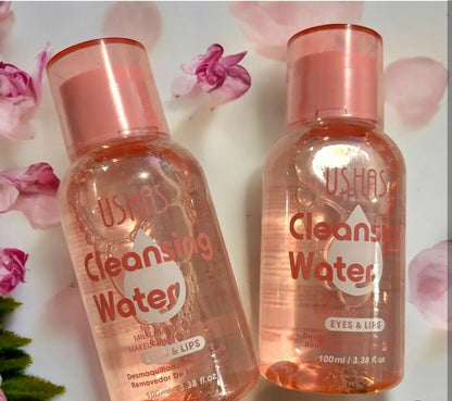 DESMAQUILLADOR CLEANSING WATER USHAS