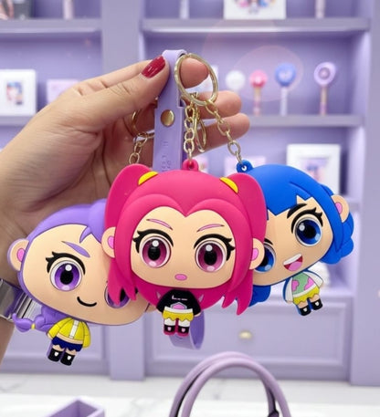 LLAVERO DE SILICONA GUERRERAS K-POP