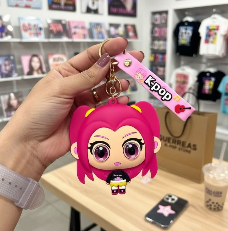 LLAVERO DE SILICONA GUERRERAS K-POP