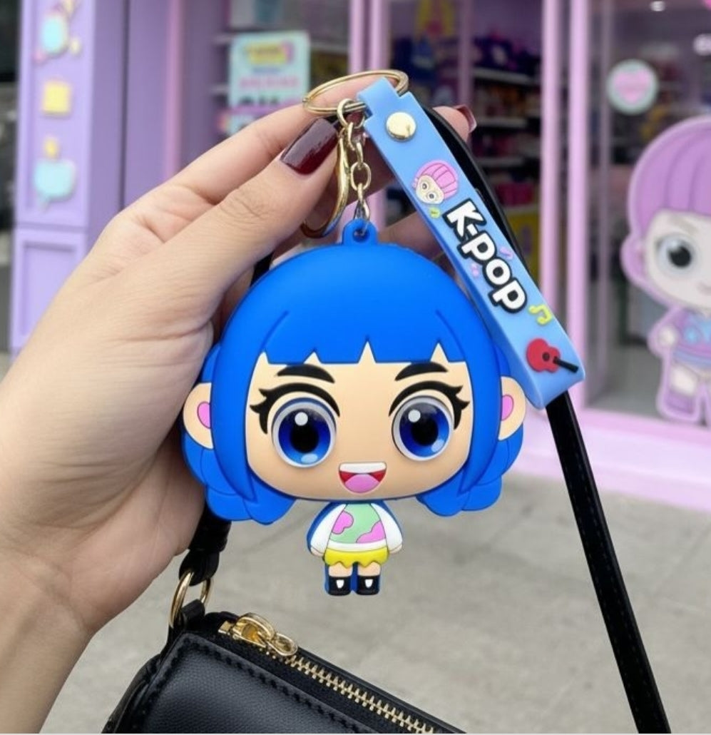 LLAVERO DE SILICONA GUERRERAS K-POP