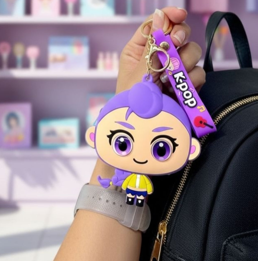 LLAVERO DE SILICONA GUERRERAS K-POP