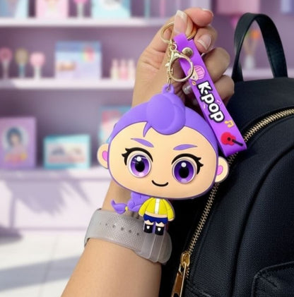 LLAVERO DE SILICONA GUERRERAS K-POP