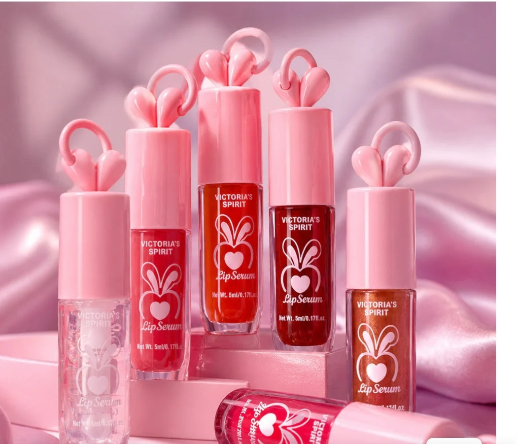 LIP SERUM GLOSS PINK CORA TAPE VICTORIA'S SPIRIT