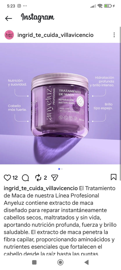 TRATAMIENTO DE MACA ANYELUZ