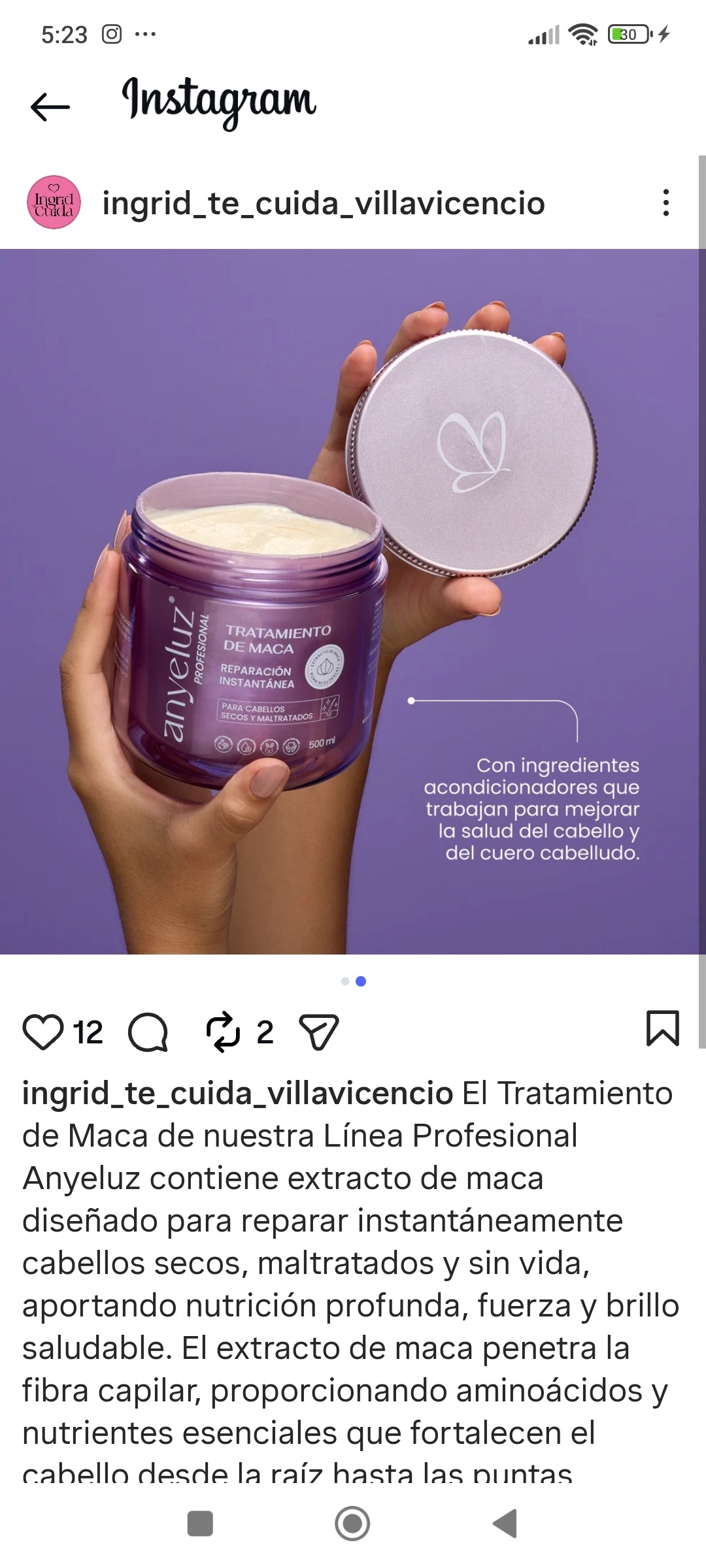 TRATAMIENTO DE MACA ANYELUZ