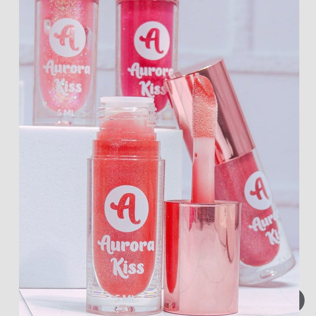 LIP GLOSS AURORA KISS ALMA BEAUTY