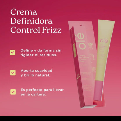 Crema definidora control frizz olé