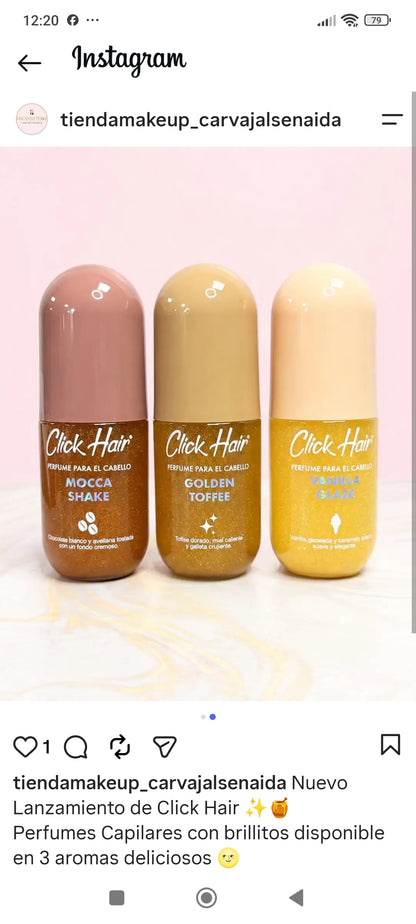 Perfume Para El Cabello Click – Nueva Presentacion