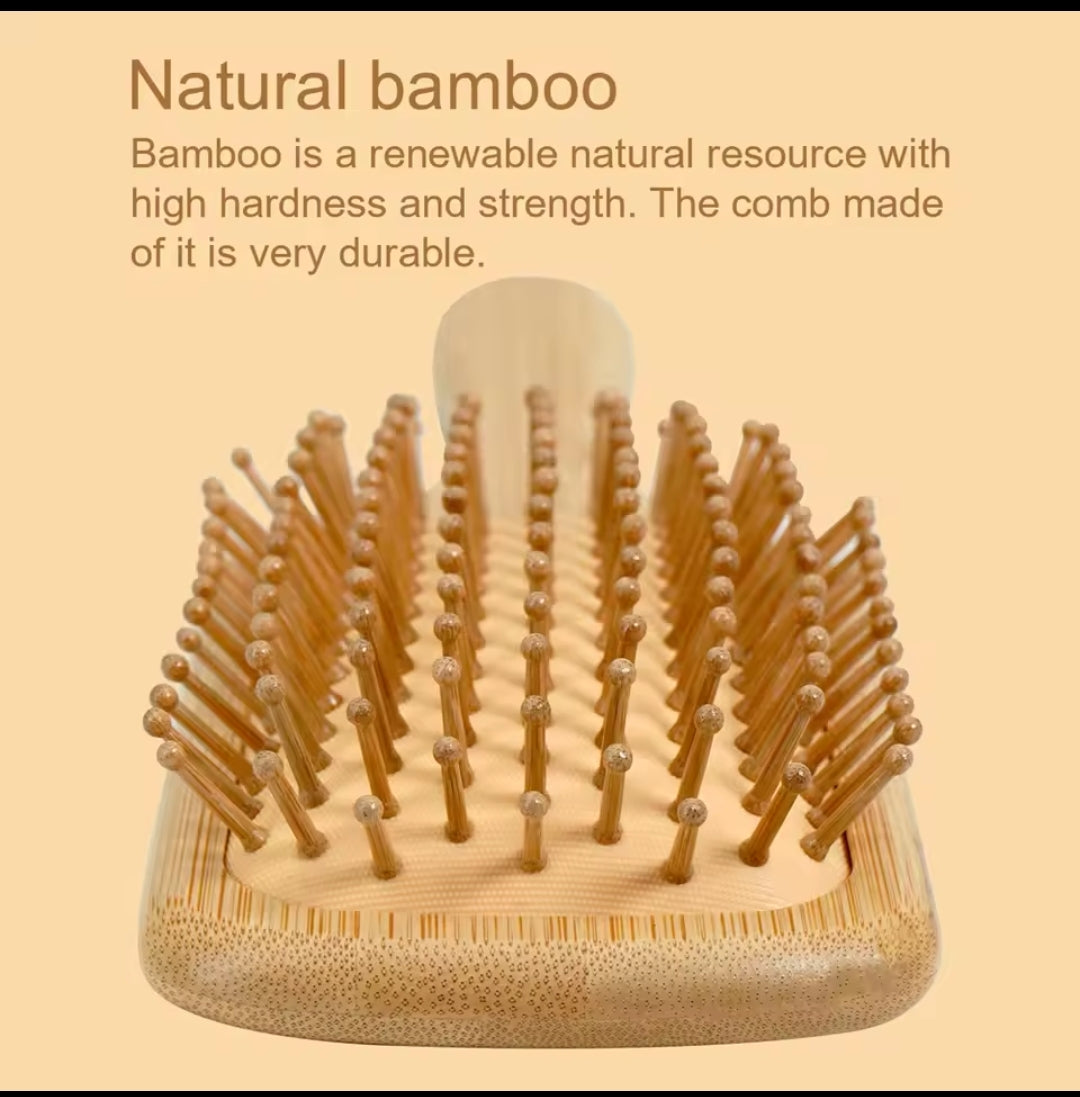 CEPILLO DE BAMBU NATURAL HAIR