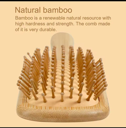 CEPILLO DE BAMBU NATURAL HAIR