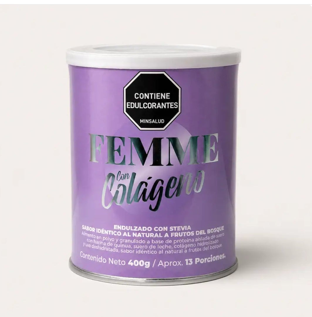 Colágeno hidrolizado para piel, cabello y más frutos del bosque 400g