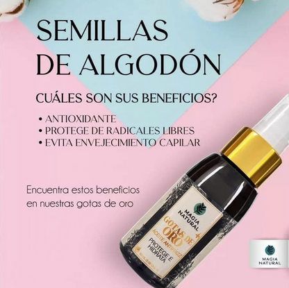 Gotas de Oro Aceite Antifrizz de Magia Natural