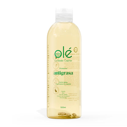 Shampoo cebolla, jengibre, apio Antigrasa
