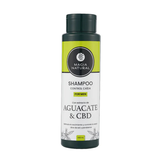 Shampoo Aguacate y CBD Hombre Magia Natural