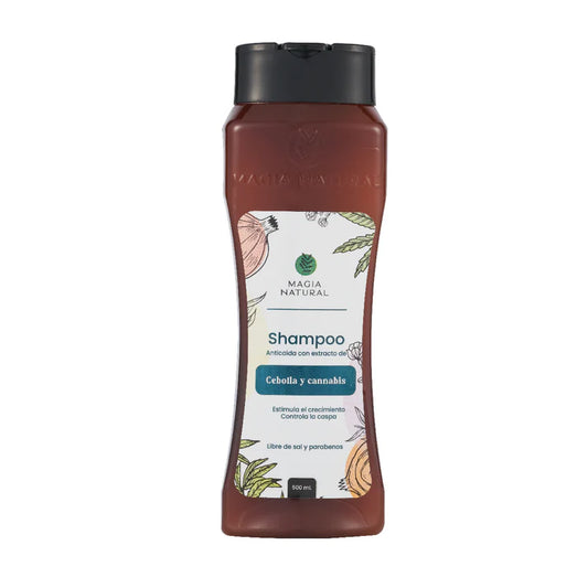 shampoo con extracto de cebolla y cannabis Magia Natural