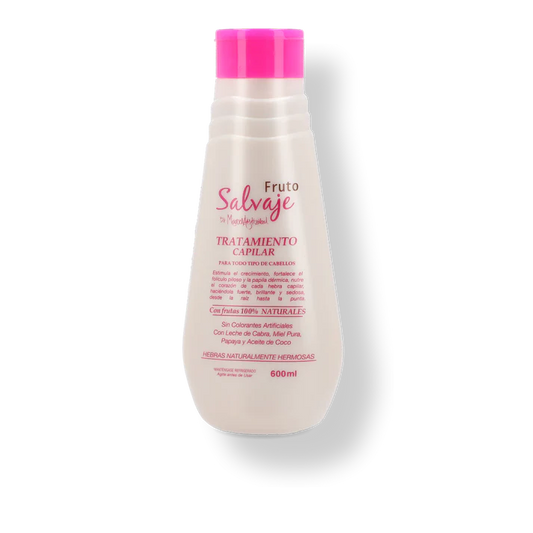 Tratamiento capilar con aceite de coco Rosado Fruto Salvaje
