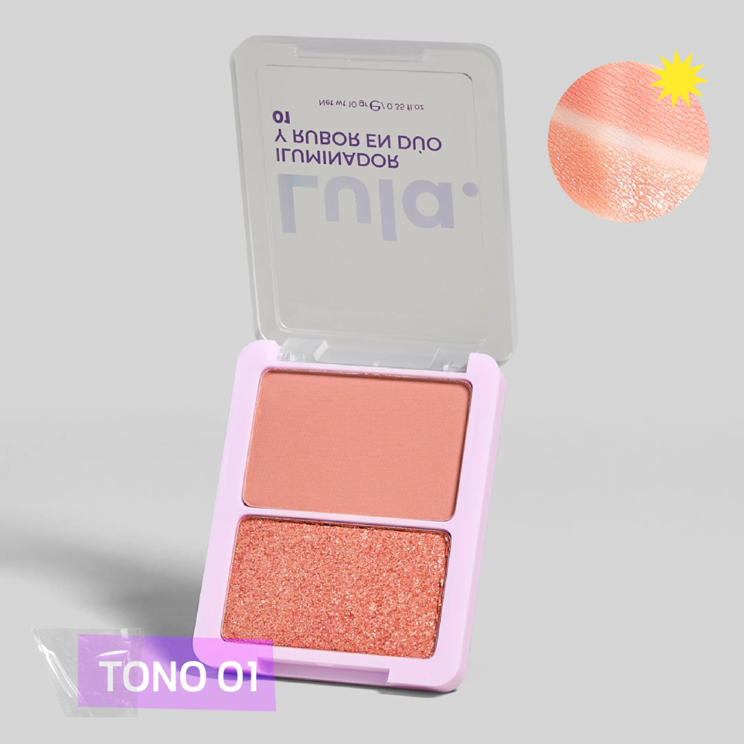 Rubor e iluminador en duo Lula