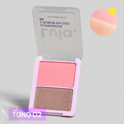 Rubor e iluminador en duo Lula