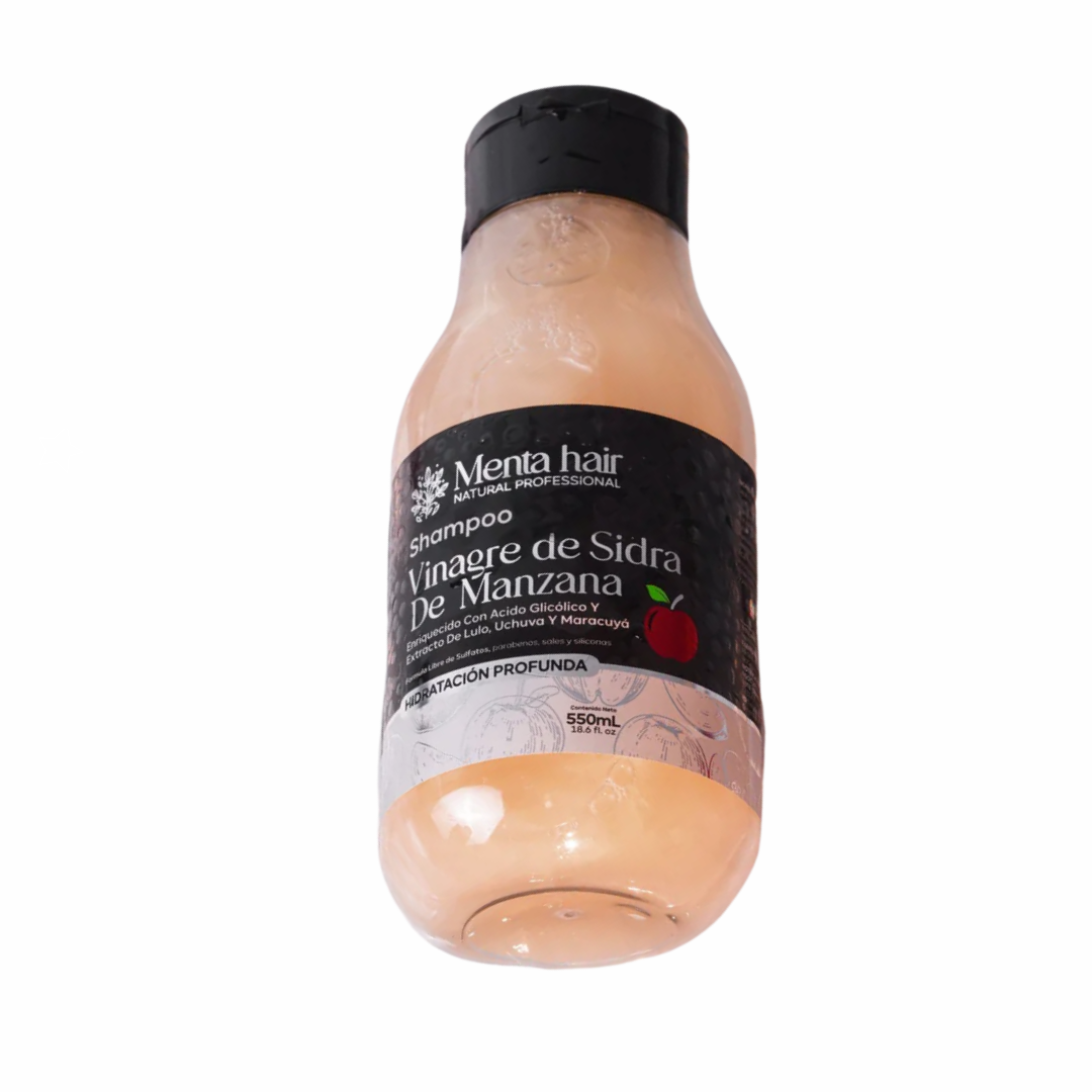 Shampoo Vinagre de Sidra De Manzana X550ml Menta Hair