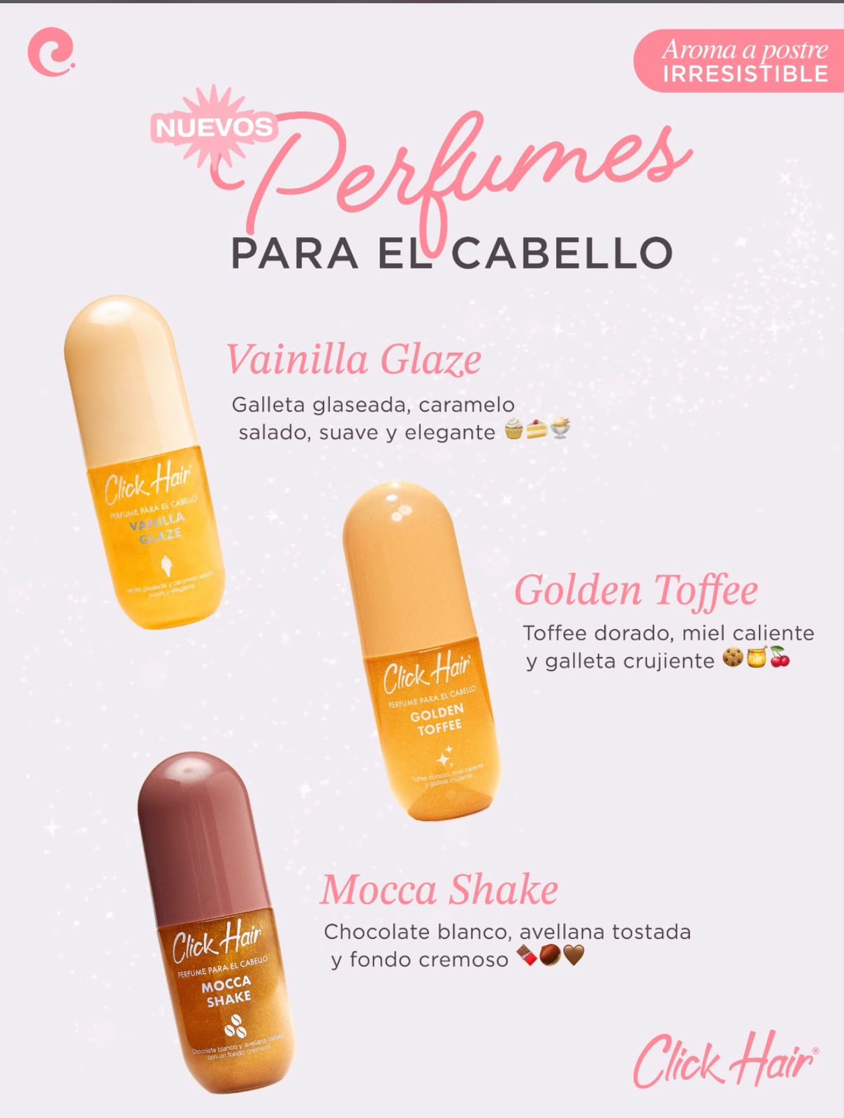 Perfume Para El Cabello Click – Nueva Presentacion