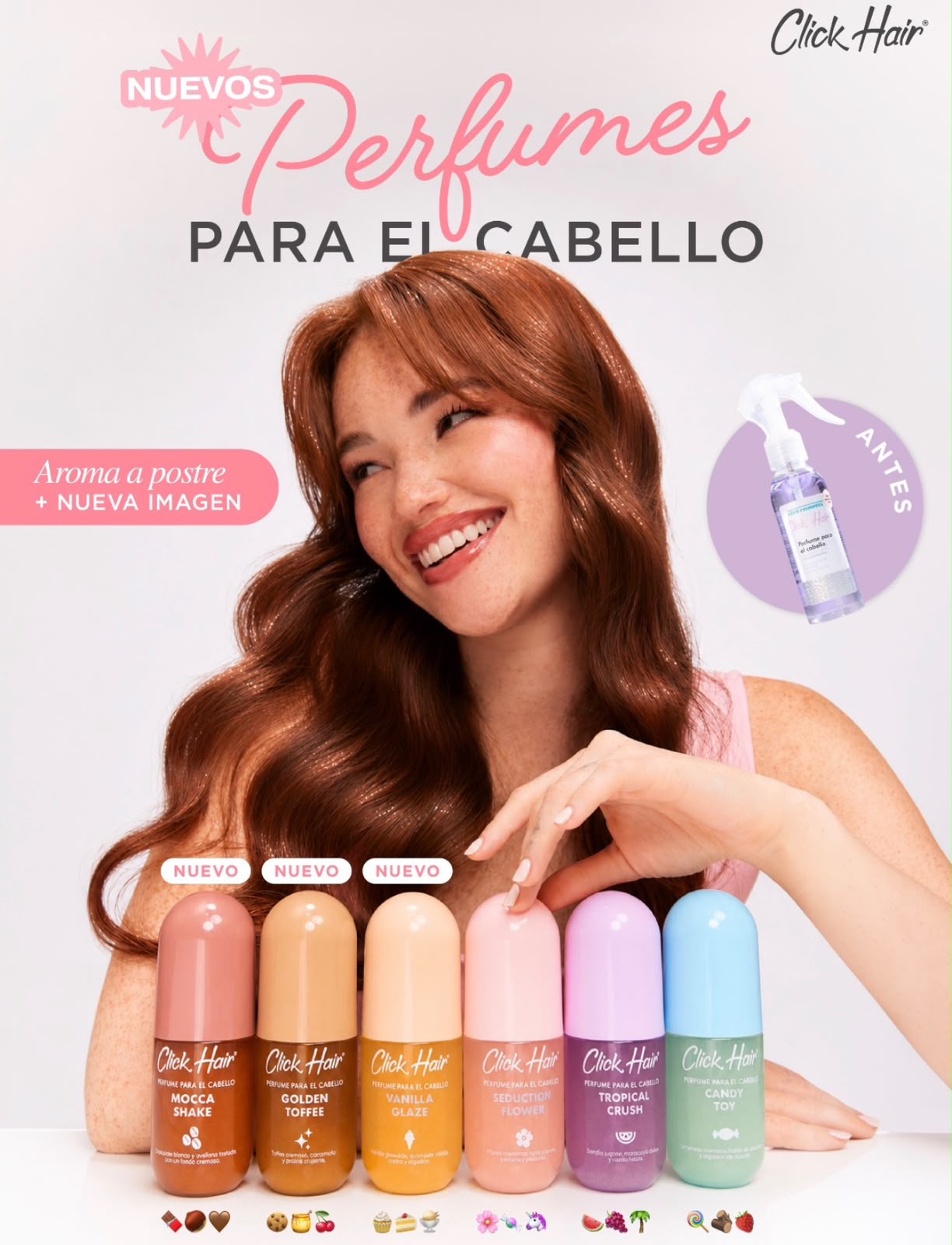 Perfume Para El Cabello Click – Nueva Presentacion
