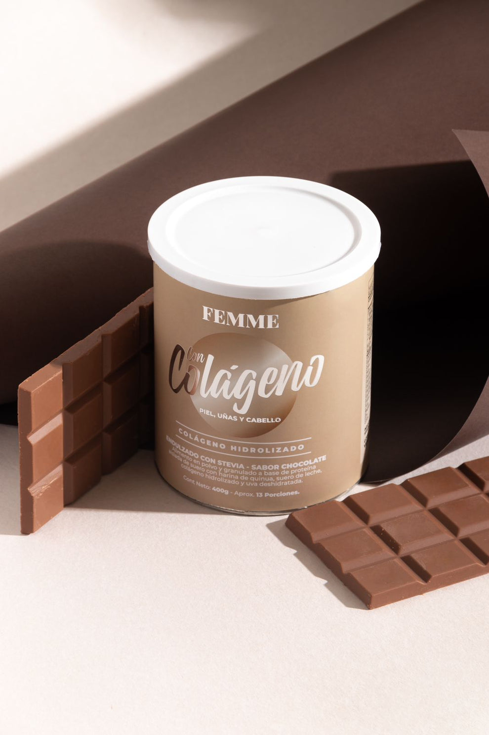 Colágeno hidrolizado para piel , cabello y más Chocolate 400g