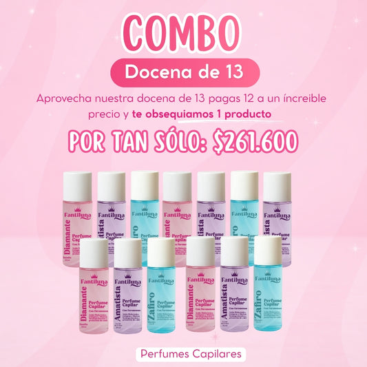 Combo Docena de 13 Perfumes Capilares