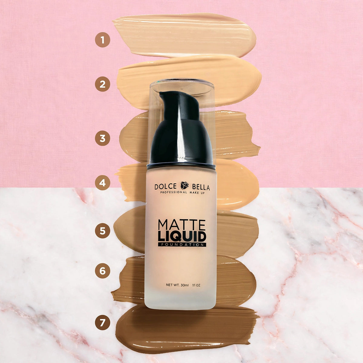 Base liquida matte Dolce Bella