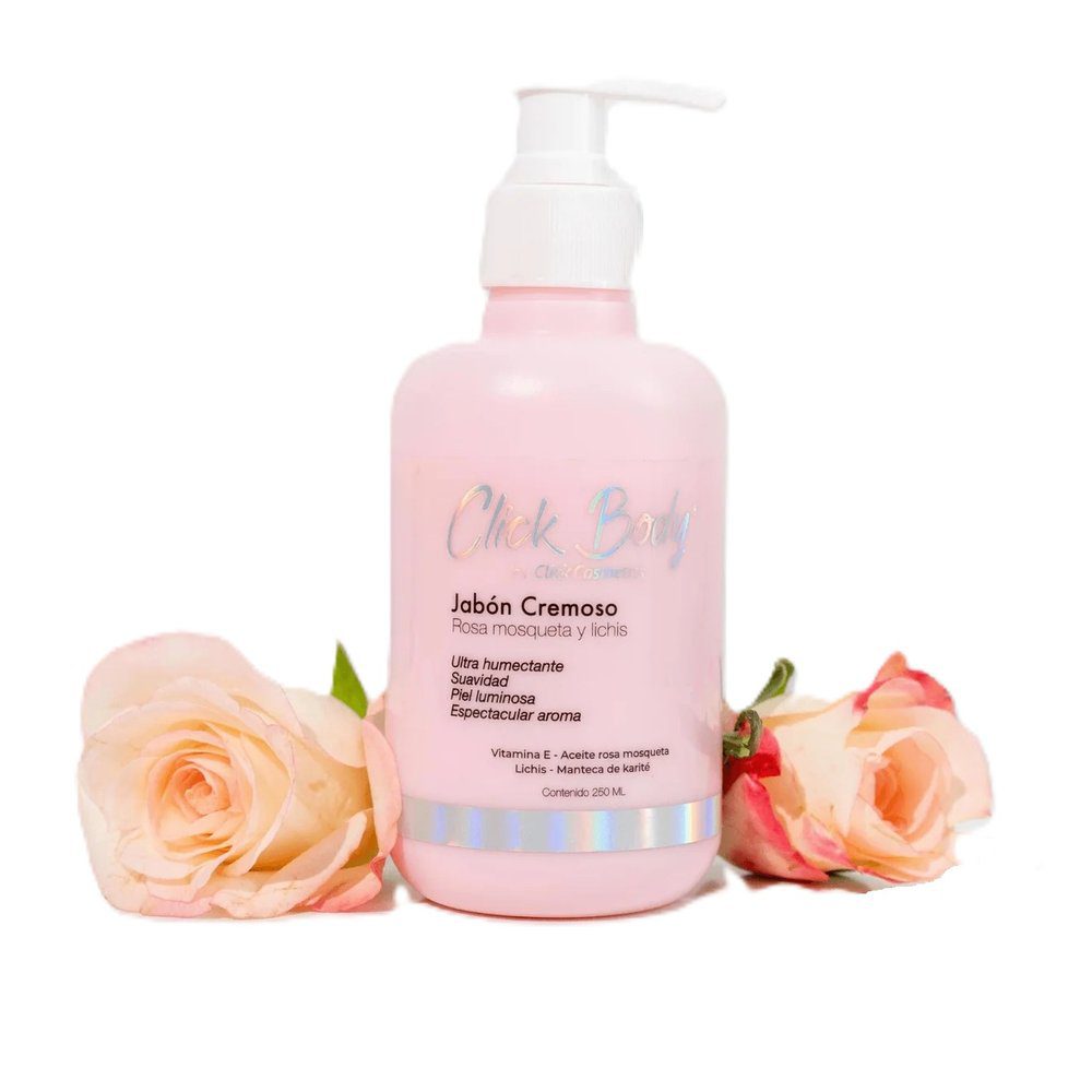 Jabón Cremoso Rosas mosquetay lichis