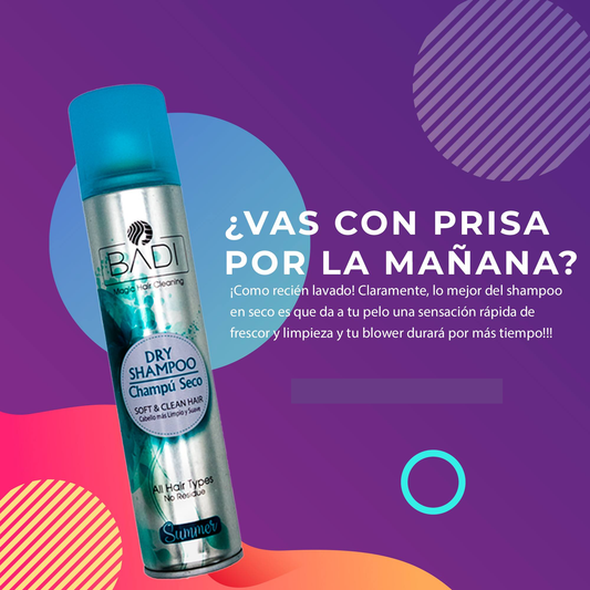 Badi dry Shampoo, champú seco Summer