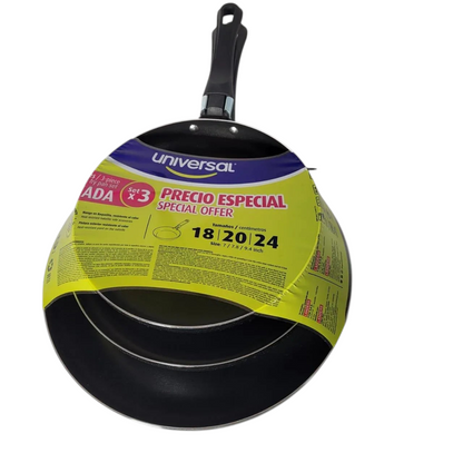 Set x3 Sartenes Aliada Universal