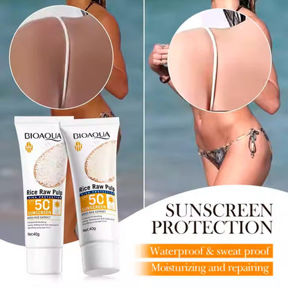 Protector solar de Arroz BIOAQUA