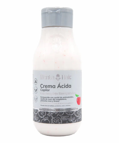 MENTA HAIR CREMA ACIDA CAPILAR X 550ML Menta Hair