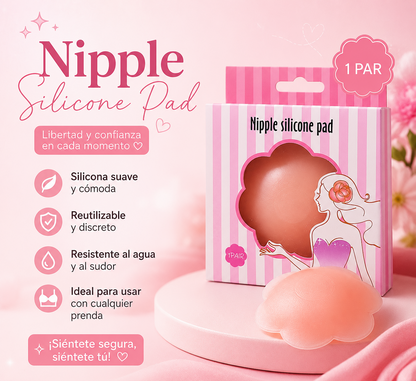 CUBREPEZON EN SILICONE PAD ×2