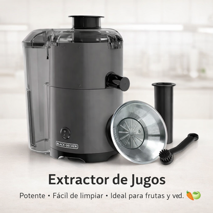 Extractor de jugos Black+Decker