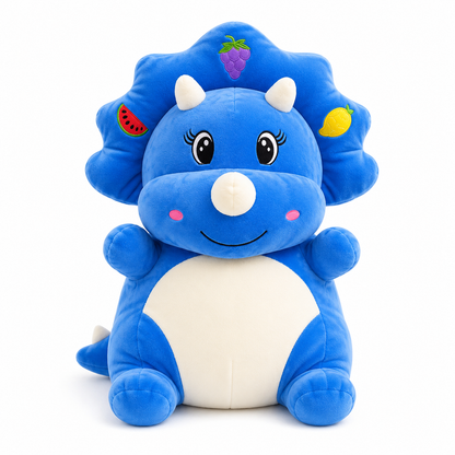PELUCHE CON COBIJA TRICERATOPS-DINOSAURIO🦖