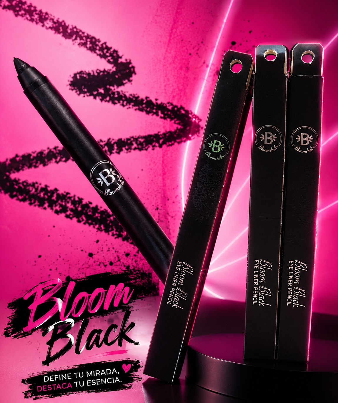 DELINEADOR BLOOM BLACK BLOOSHELL