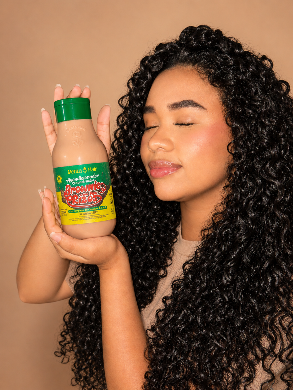 Acondicionador Brownie Para Rizos X550ml Menta Hair