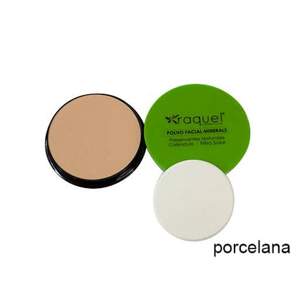 Polvo Compacto  traslúcido Minerals Con Caléndula Raquel