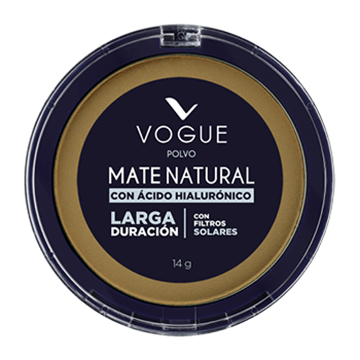 POLVO COMPACTO MATE NATURAL VOGUE